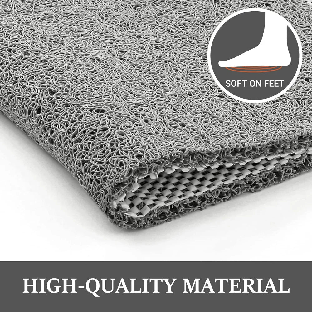 Quick-Dry Non-Slip Shower Floor Rug Bath Mat