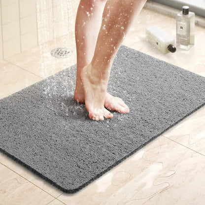 Quick-Dry Non-Slip Shower Floor Rug Bath Mat
