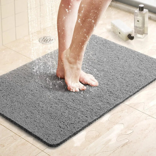 Quick-Dry Non-Slip Shower Floor Rug Bath Mat