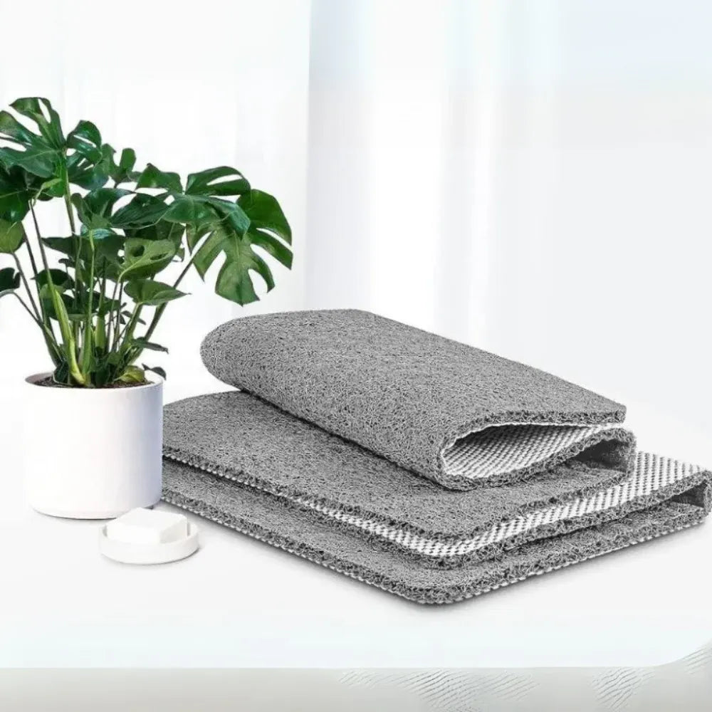 Quick-Dry Non-Slip Shower Floor Rug Bath Mat