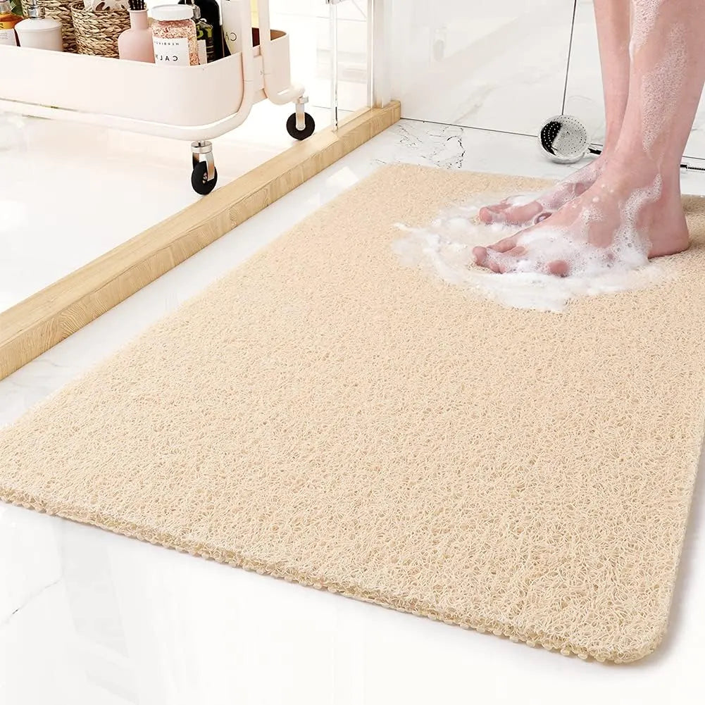 Quick-Dry Non-Slip Shower Floor Rug Bath Mat