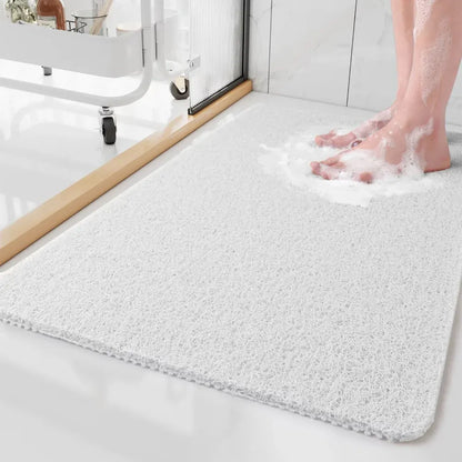 Quick-Dry Non-Slip Shower Floor Rug Bath Mat