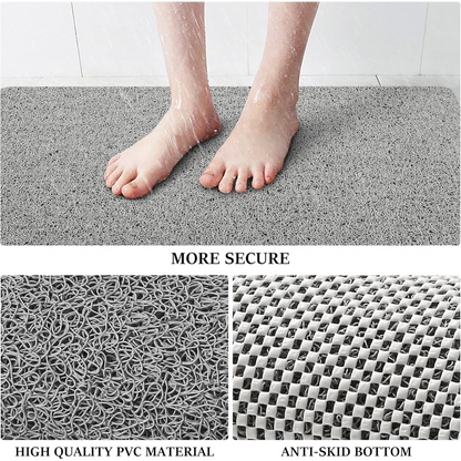 Quick-Dry Non-Slip Shower Floor Rug Bath Mat