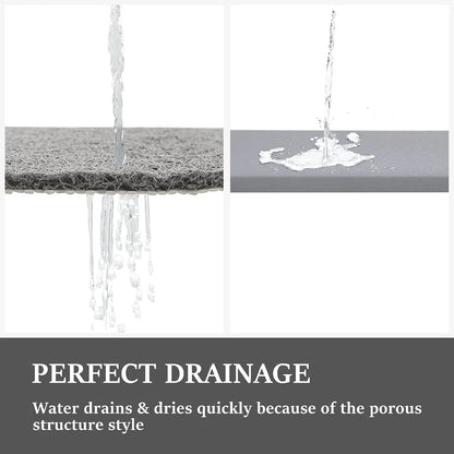 Quick-Dry Non-Slip Shower Floor Rug Bath Mat