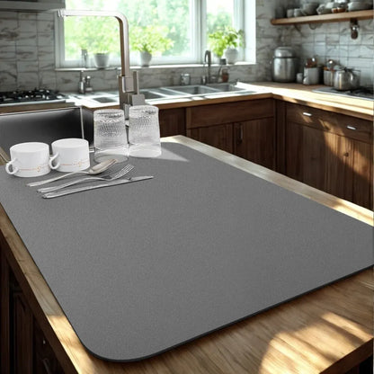 Quick Drying Kitchen Dish Mat