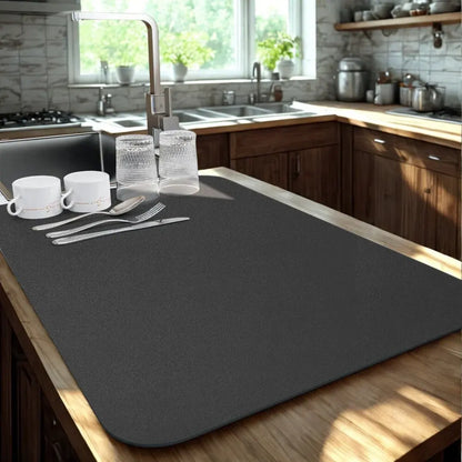 Quick Drying Kitchen Dish Mat