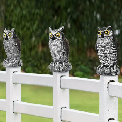 Realistic Owl Statue Halloween Garden Yard Decoration