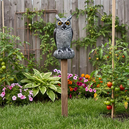 Realistic Owl Statue Halloween Garden Yard Decoration