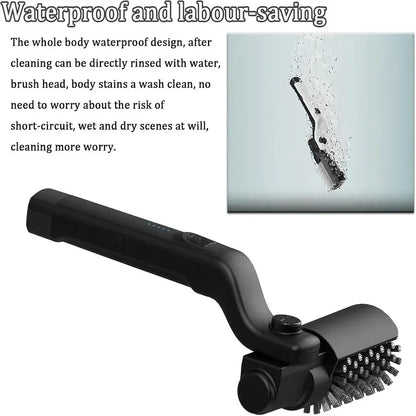 Rechargeable Electric BBQ Cleaning Brush - Stainless Steel Grill Scrubber