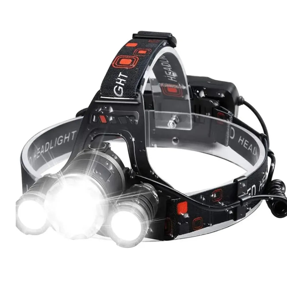 Rechargeable Multifunctional LED Headlamp (5000 Lumens) - Professional Grade