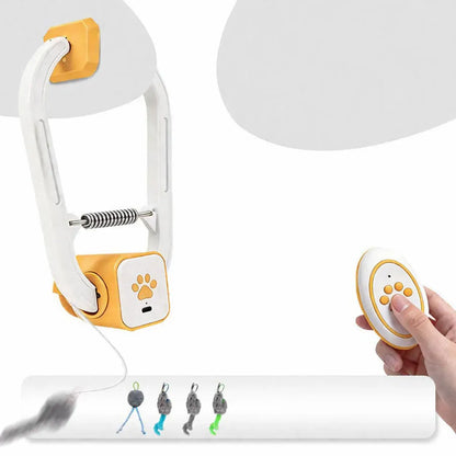 Rechargeable USB Electronic Mouse Teaser Interactive Cat Toy