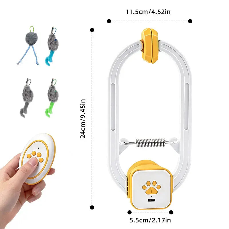 Rechargeable USB Electronic Mouse Teaser Interactive Cat Toy