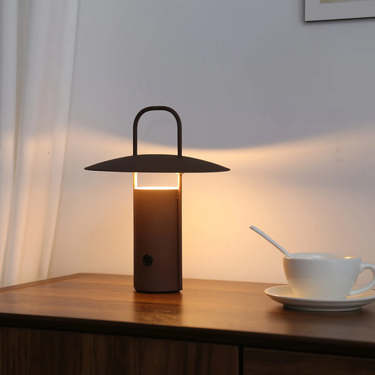 Rechargeable USB Metal Table Lamp with Wireless LED Touch Control