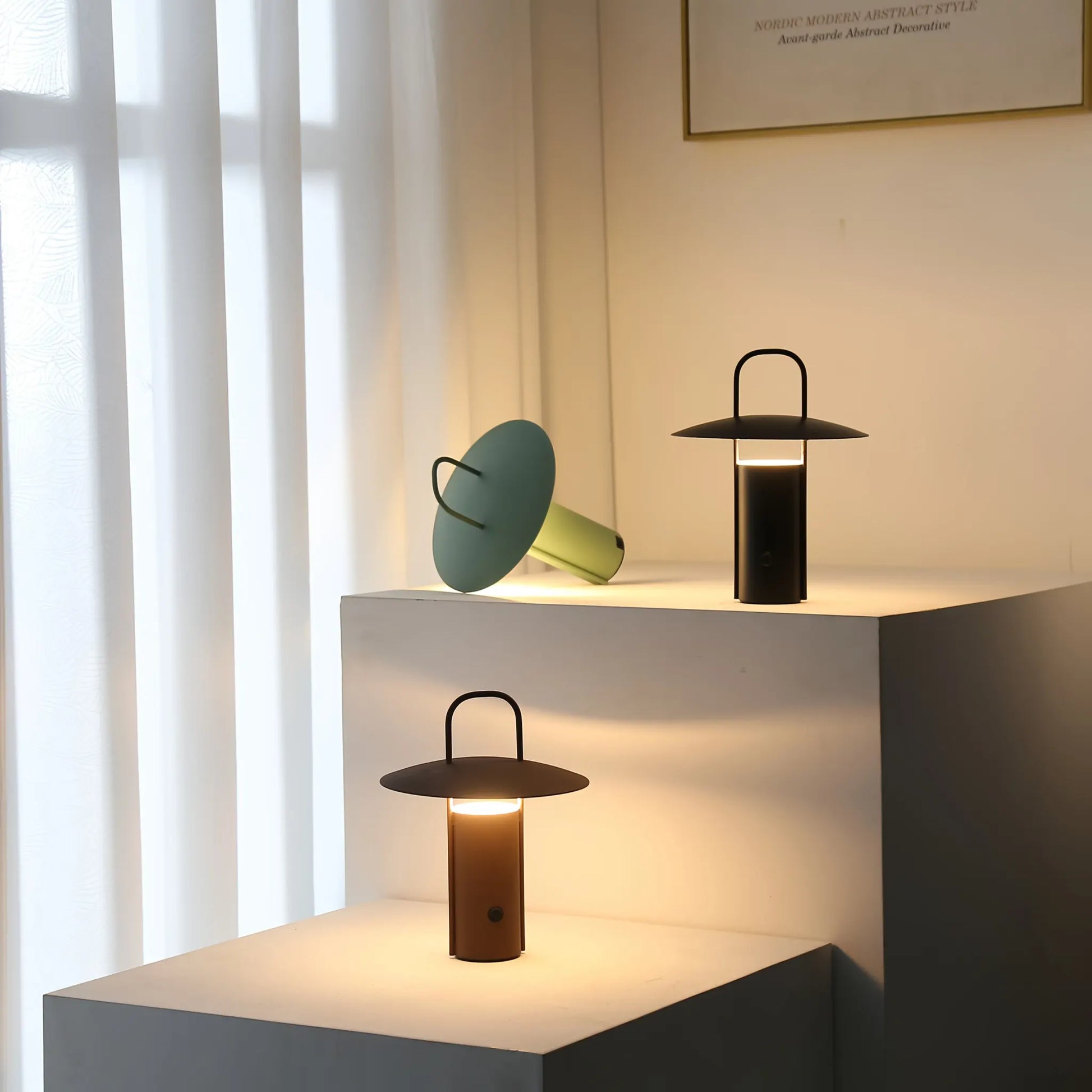 Rechargeable USB Metal Table Lamp with Wireless LED Touch Control