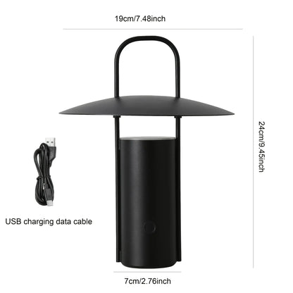 Rechargeable USB Metal Table Lamp with Wireless LED Touch Control