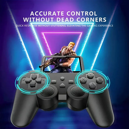 Retro Handheld Gaming Console with Wireless Controller Set