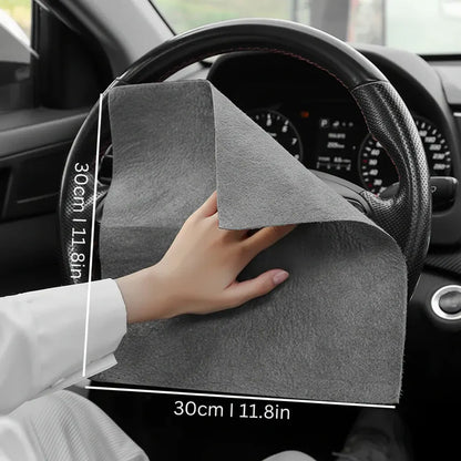 Reusable Microfiber Wipes for Streak-Free Glass & Surface Cleaning