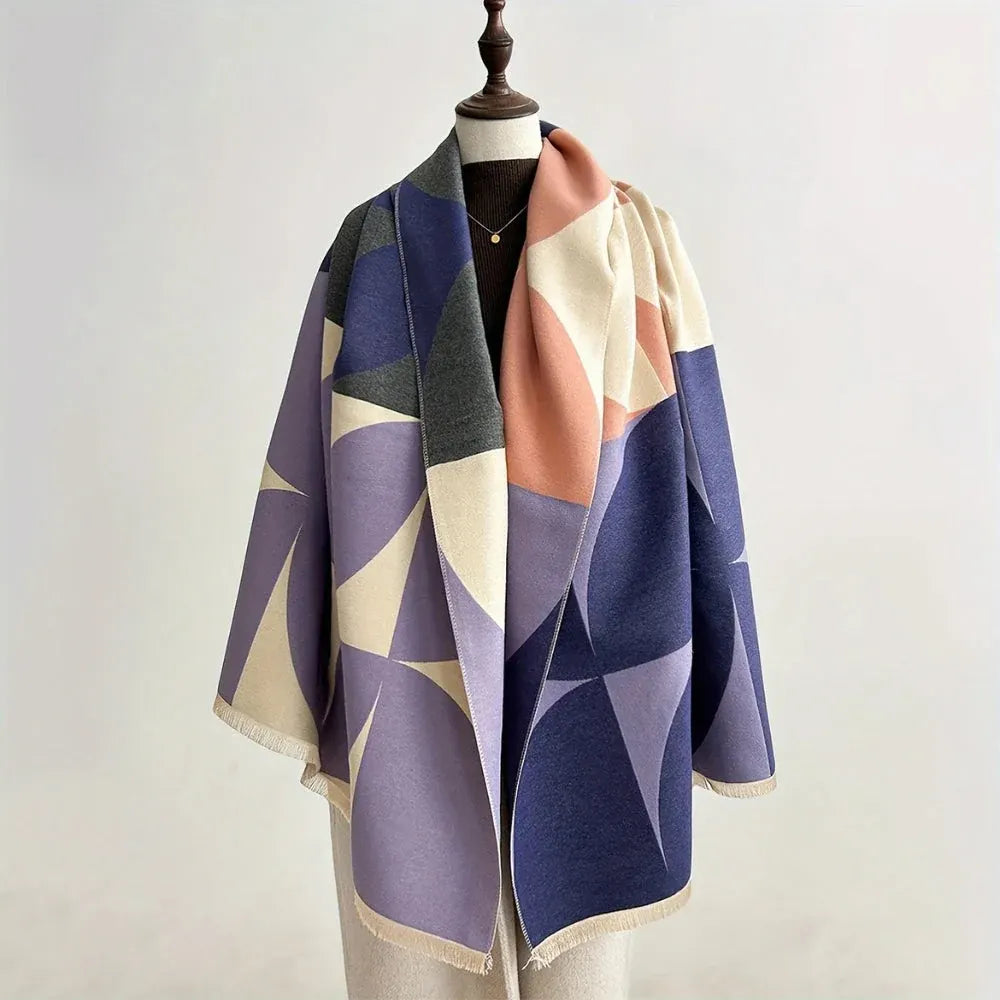 Reversible Poncho Scarf