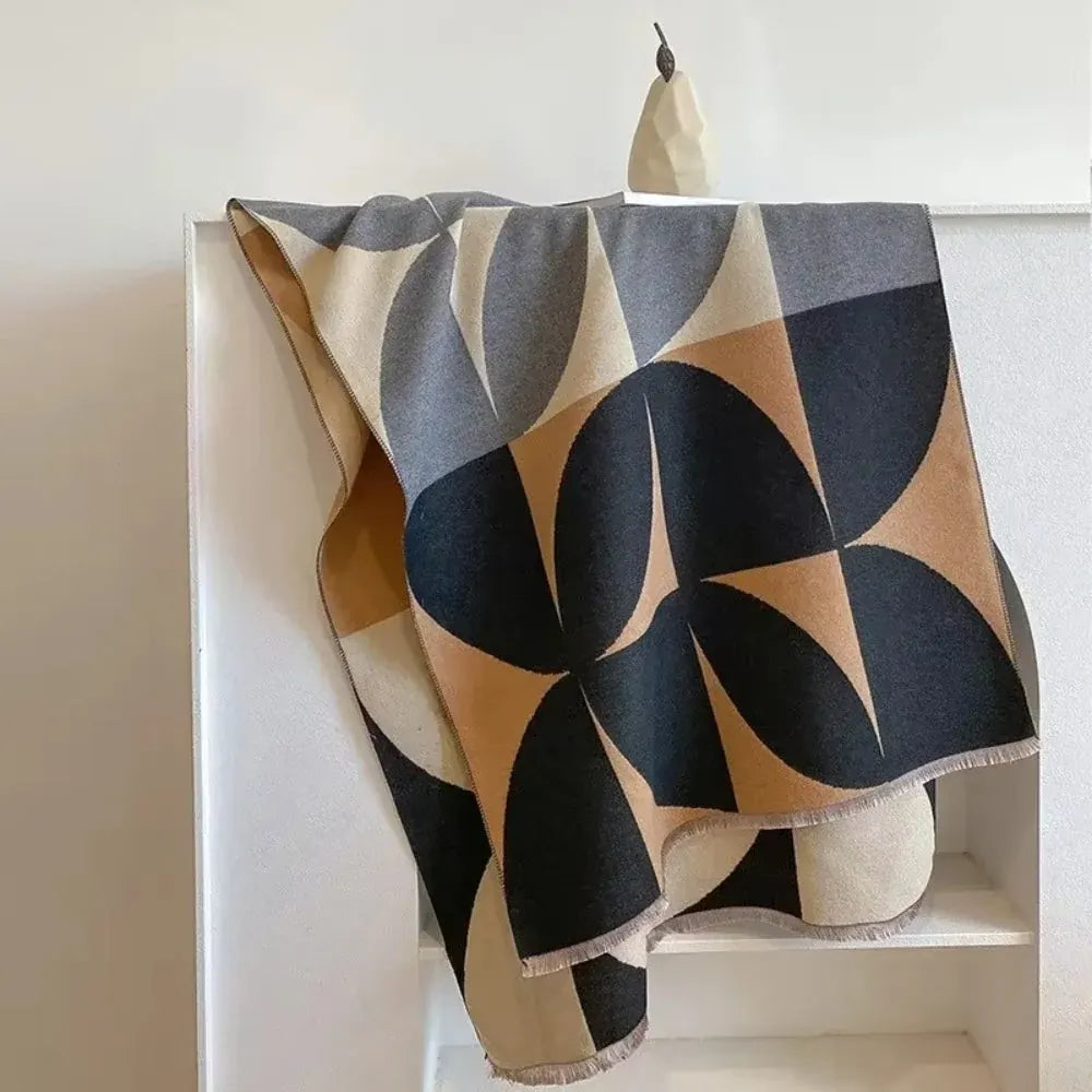 Reversible Poncho Scarf