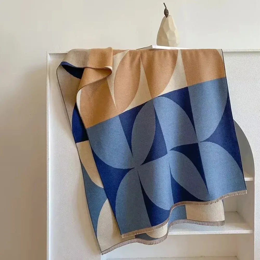 Reversible Poncho Scarf