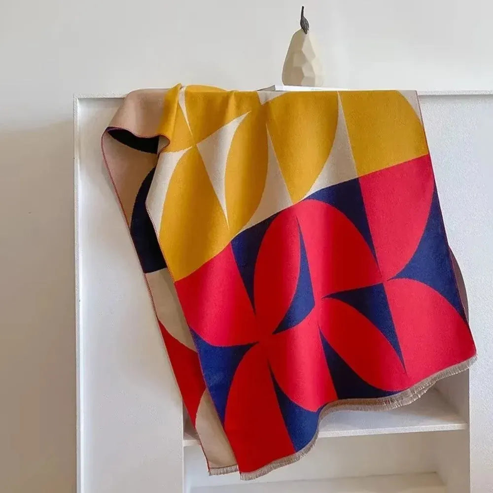Reversible Poncho Scarf