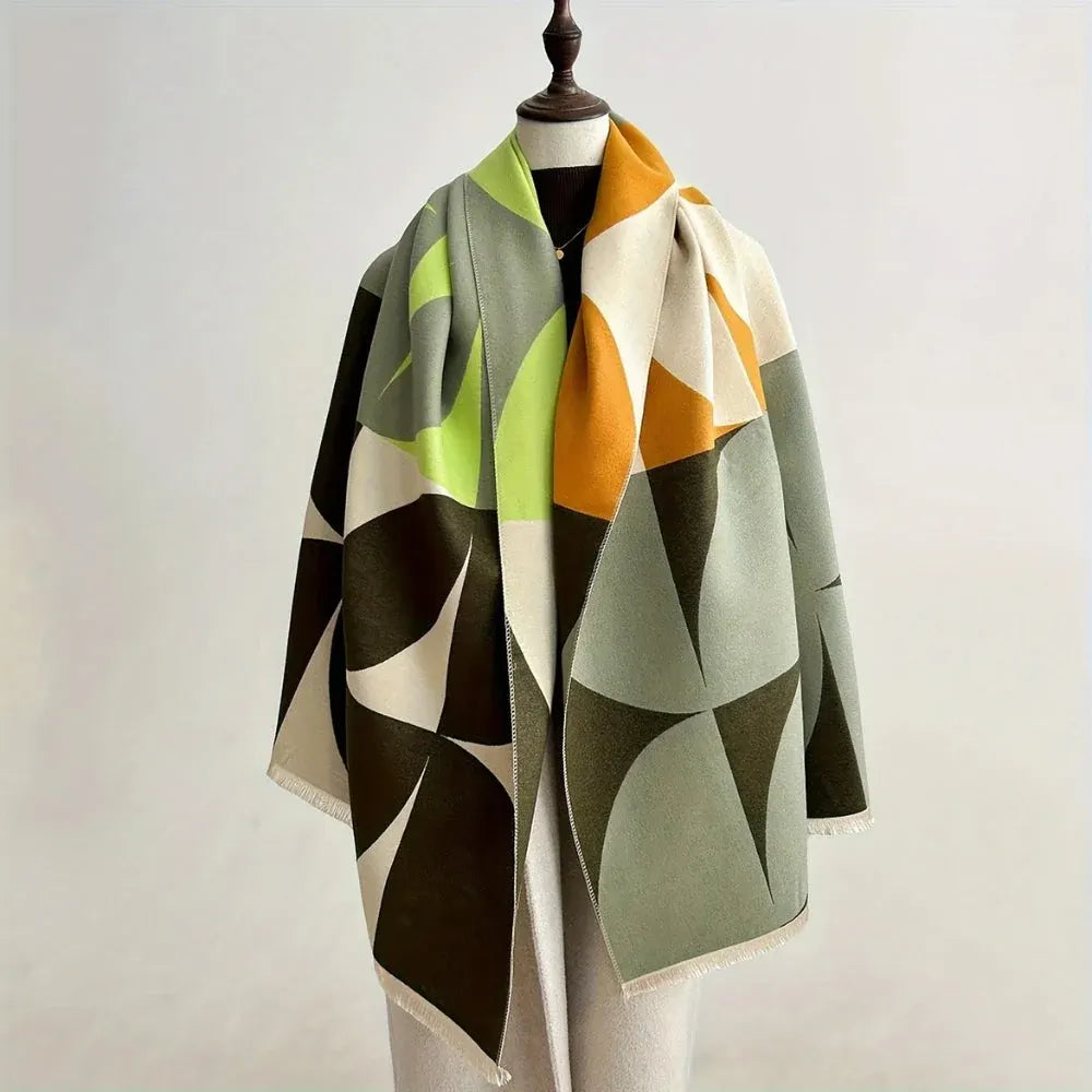 Reversible Poncho Scarf