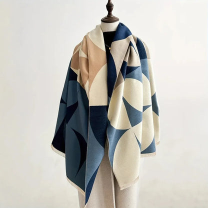 Reversible Poncho Scarf
