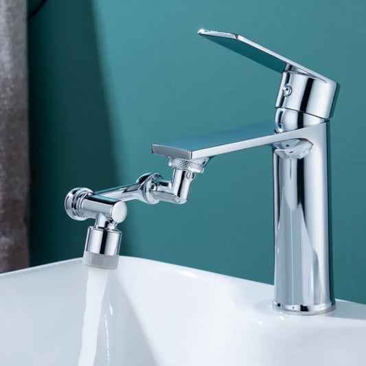 Rotating Copper Faucet Aerator with Splash Filter Attachment