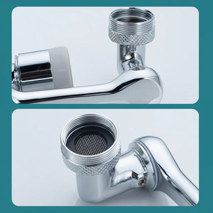 Rotating Copper Faucet Aerator with Splash Filter Attachment