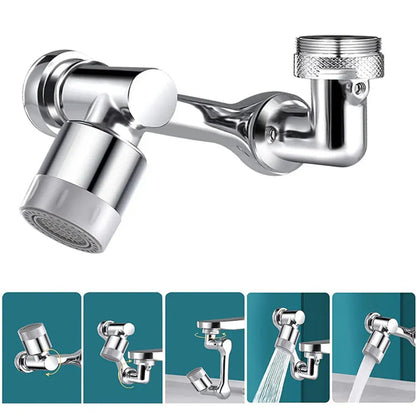 Rotating Copper Faucet Aerator with Splash Filter Attachment
