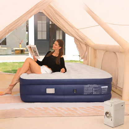 Self-Inflating Double-Thick Camping Air Mattress Bed