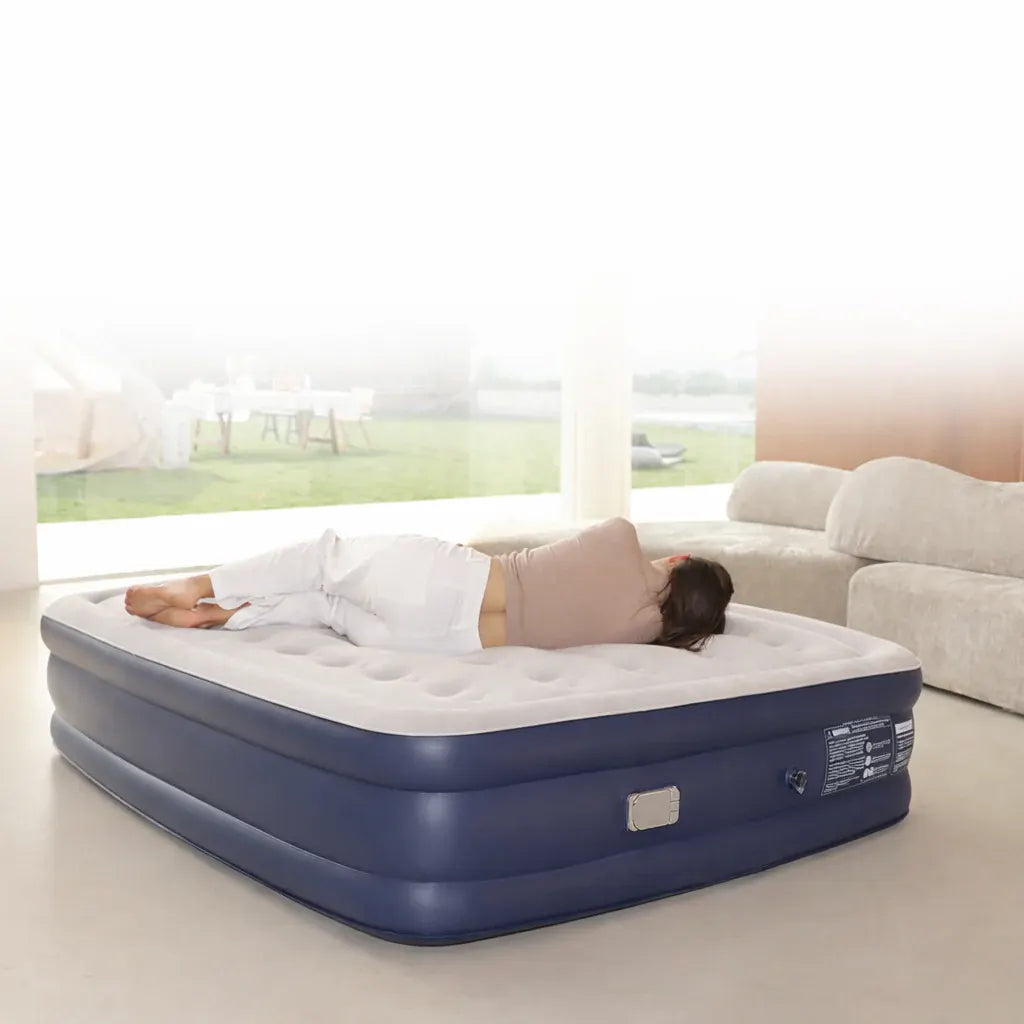 Self-Inflating Double-Thick Camping Air Mattress Bed