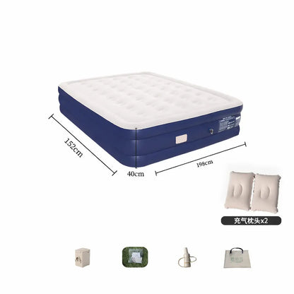 Self-Inflating Double-Thick Camping Air Mattress Bed