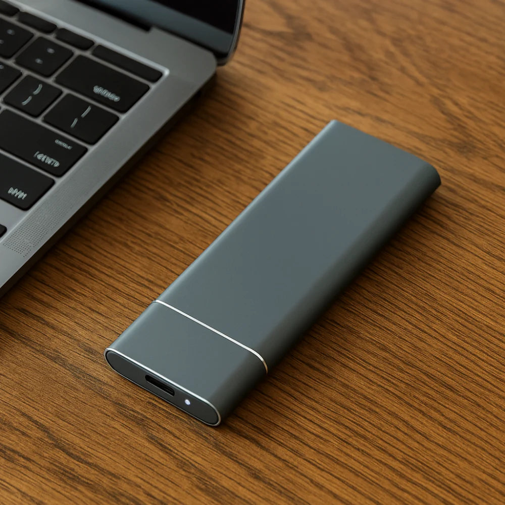 Slim Aluminum Portable USB External Hard Drive Storage