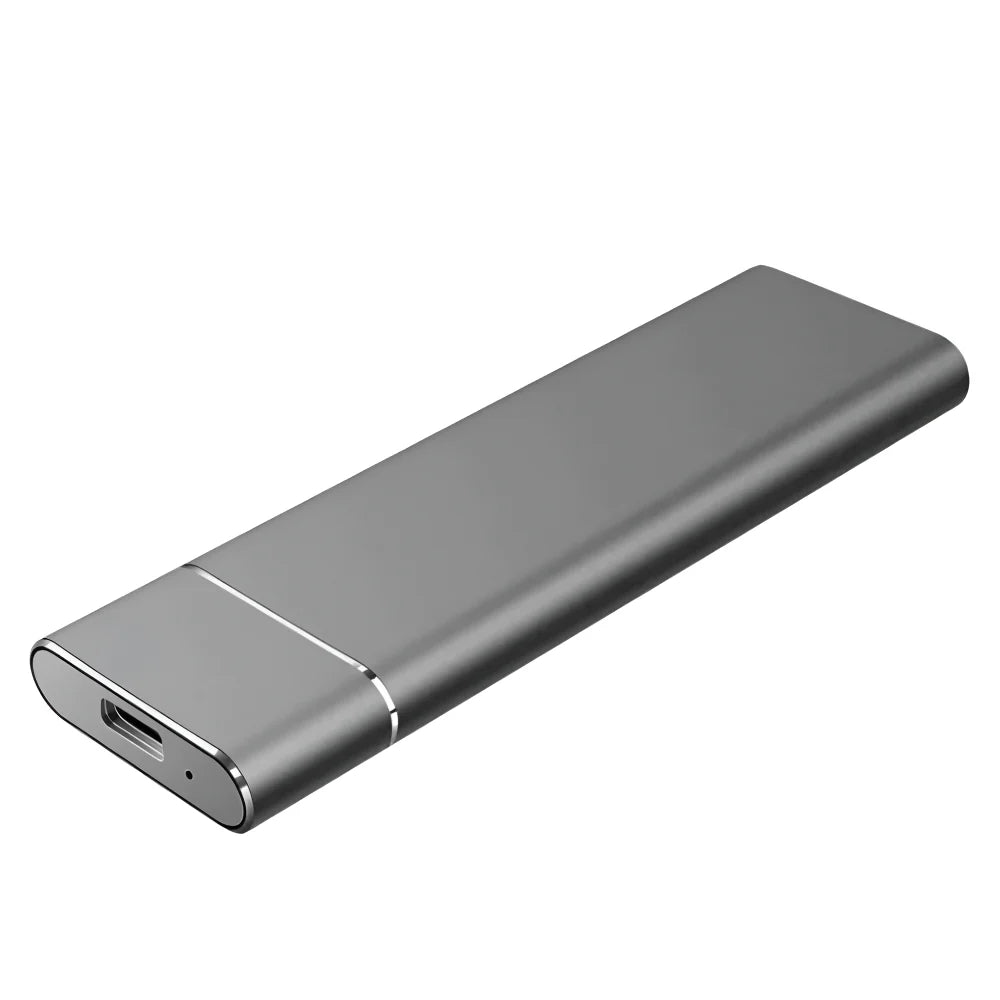 Slim Aluminum Portable USB External Hard Drive Storage