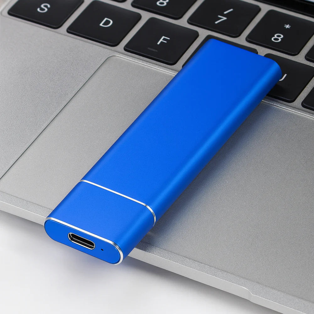 Slim Aluminum Portable USB External Hard Drive Storage
