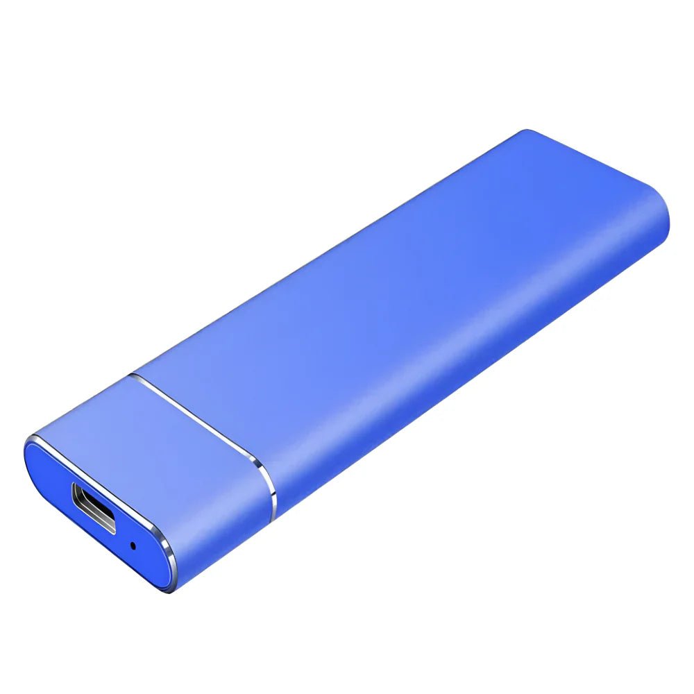 Slim Aluminum Portable USB External Hard Drive Storage