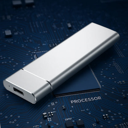 Slim Aluminum Portable USB External Hard Drive Storage
