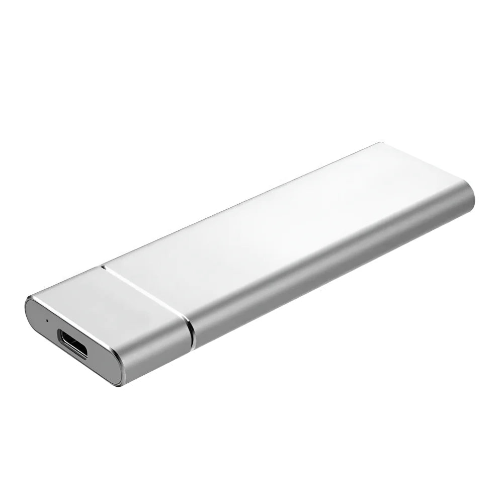 Slim Aluminum Portable USB External Hard Drive Storage