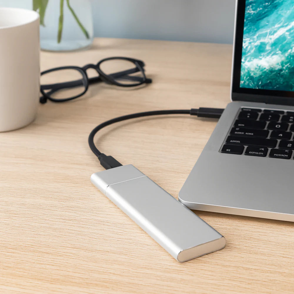 Slim Aluminum Portable USB External Hard Drive Storage