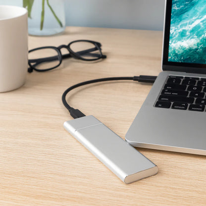 Slim Aluminum Portable USB External Hard Drive Storage