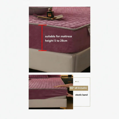 Soft Breathable Fitted Mattress Cover Sheet