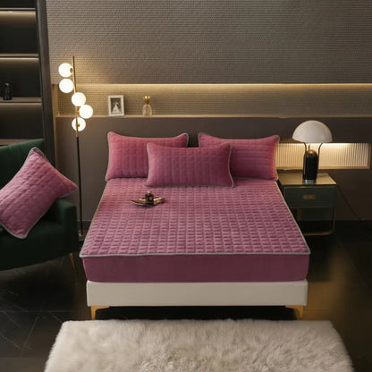 Soft Breathable Fitted Mattress Cover Sheet