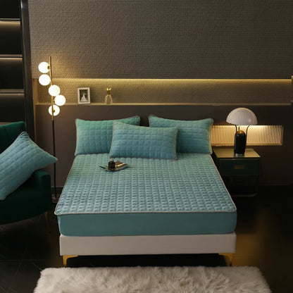 Soft Breathable Fitted Mattress Cover Sheet