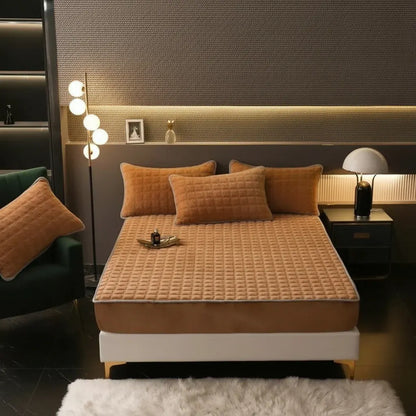 Soft Breathable Fitted Mattress Cover Sheet