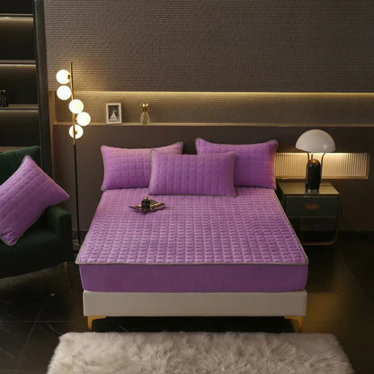 Soft Breathable Fitted Mattress Cover Sheet