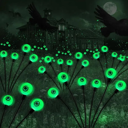 Solar-Powered LED Garden Orbs Halloween Decor Lights