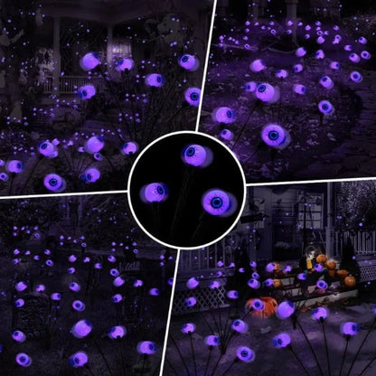 Solar-Powered LED Garden Orbs Halloween Decor Lights