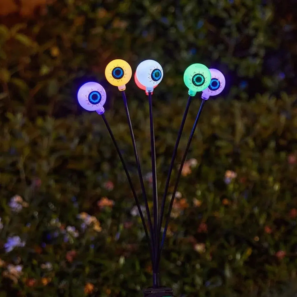 Solar-Powered LED Garden Orbs Halloween Decor Lights