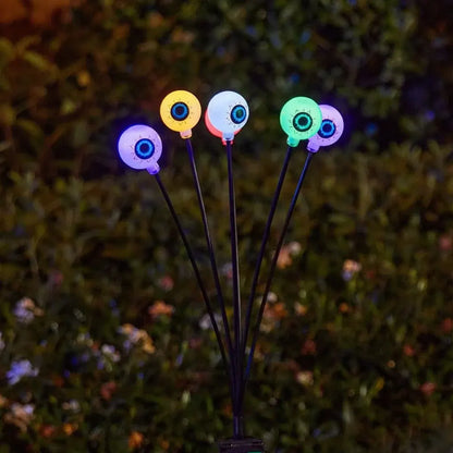 Solar-Powered LED Garden Orbs Halloween Decor Lights